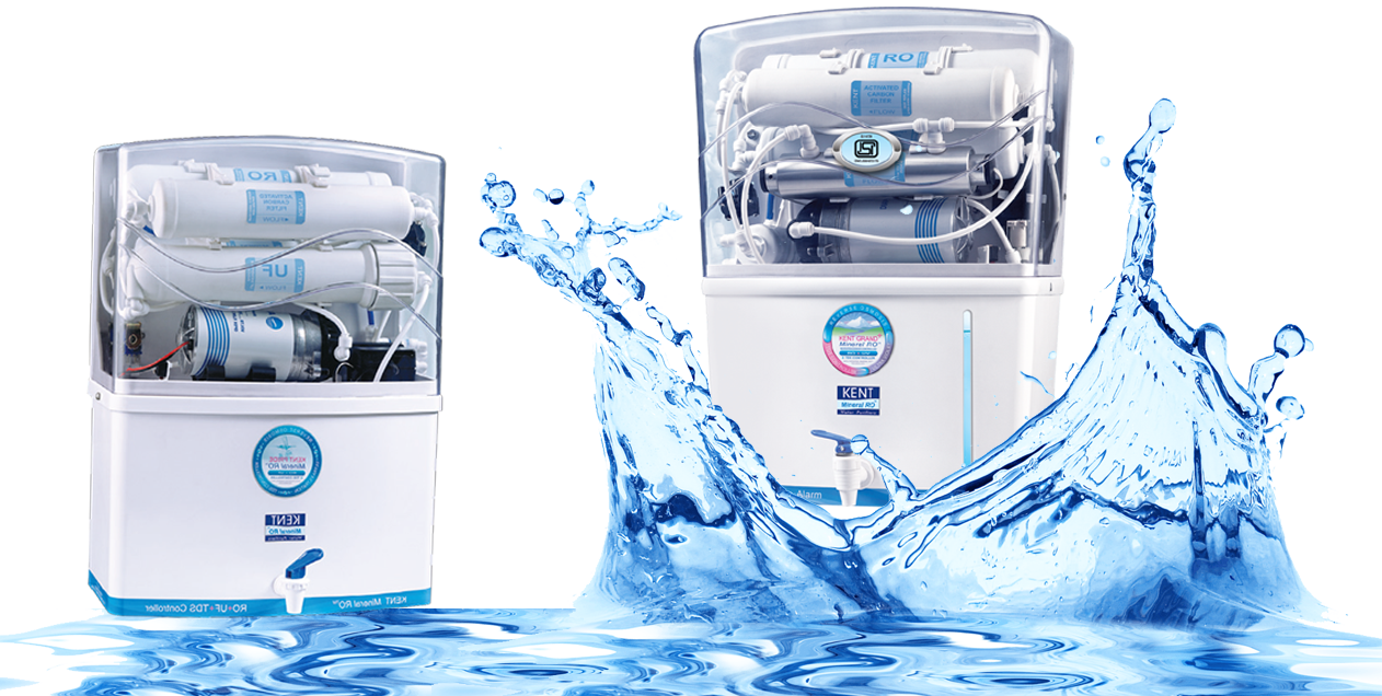 Illustration of reverse osmosis purifier